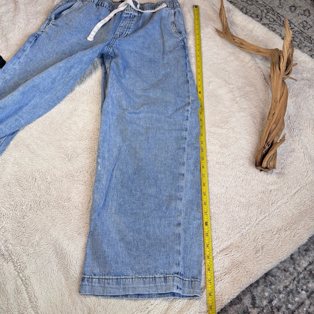 GAP High Rise Wide Leg Drawstring Jeans - Picture 5 of 6